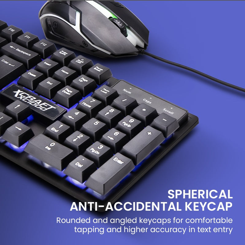 Alcatroz X-Craft XC 1000 Gaming USB Wired Keyboard and Mouse