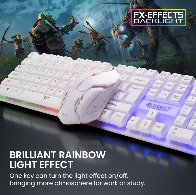 Alcatroz X-Craft XC 1000 Gaming USB Wired Keyboard and Mouse