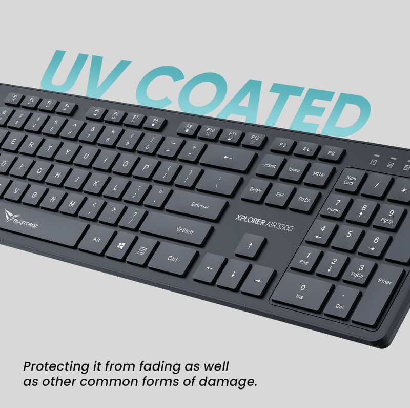 Alcatroz Xplorer Air 3300 Wireless Keyboard and Mouse