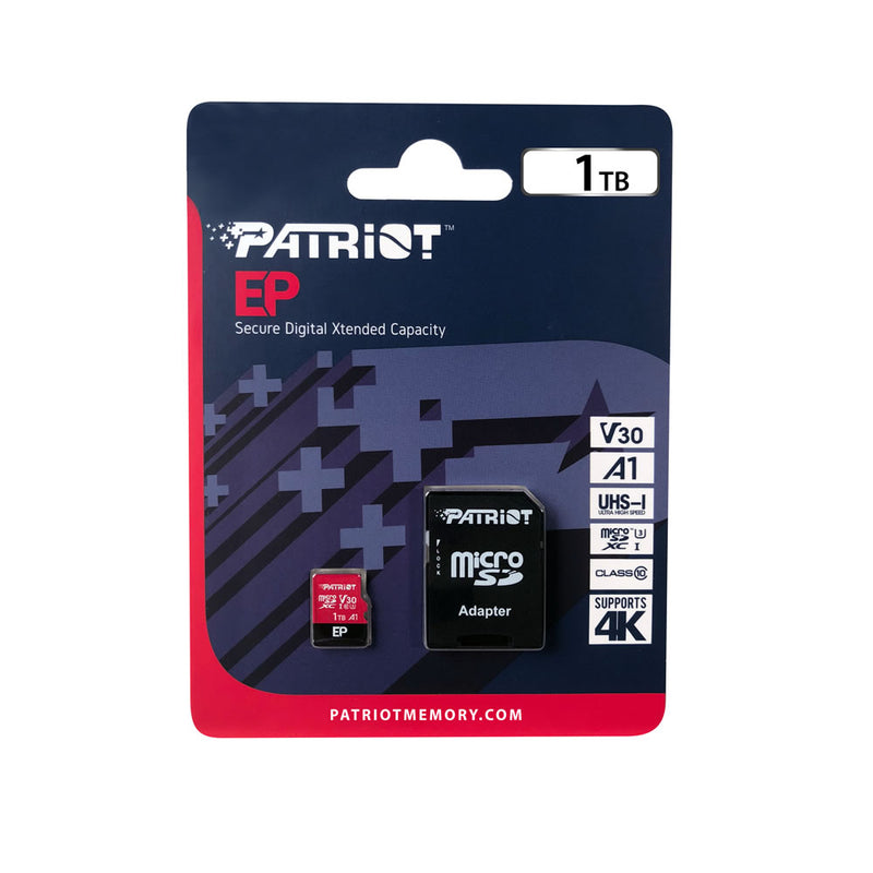 PATRIOT EP Series V30 A1 microSDXC Card With Adapter