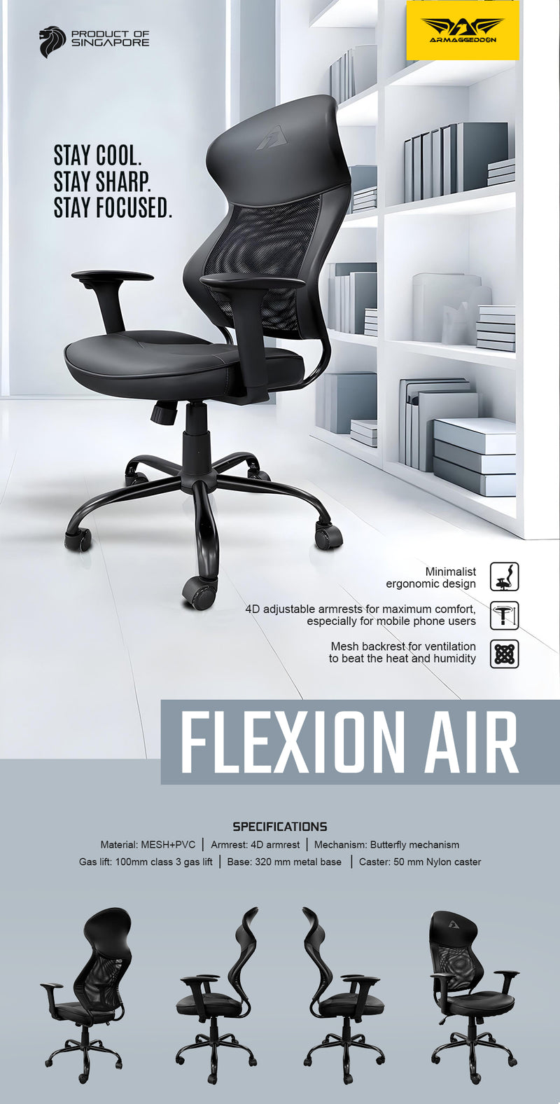 Armaggeddon Flexion Air Gaming Chair