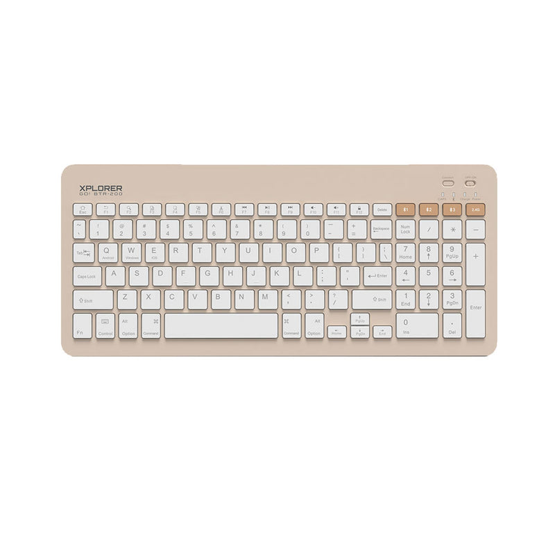 Alcatroz Xplorer Go! BTR-200 Bluetooth and Wireless Keyboard
