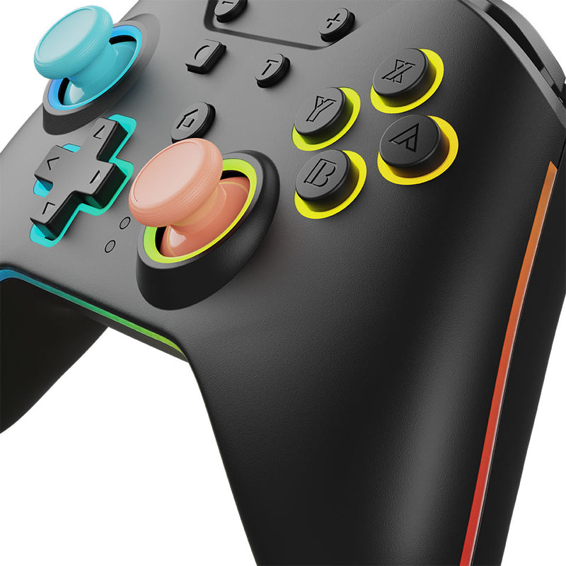Armor3 NuRival Wireless Hall Effect Stick Game Controller For Switch - Blue/Orange