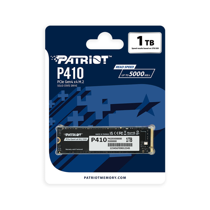 Patriot P410 PCIe Gen4 x4 M.2 2280 1TB SSD