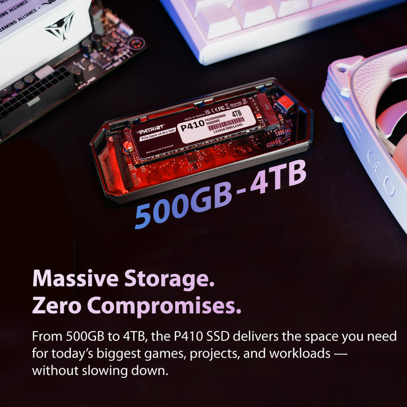 Patriot P410 PCIe Gen4 x4 M.2 2280 1TB SSD
