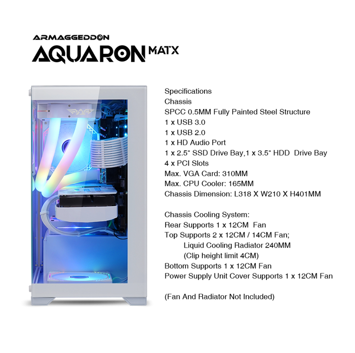 Armaggeddon Aquaron MicroATX Gaming Case
