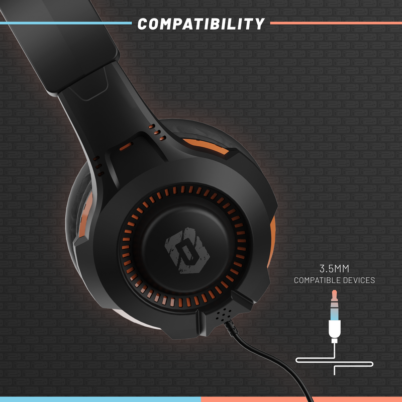 Armor3 SoundTac Universal Gaming Headset - Blue/Orange