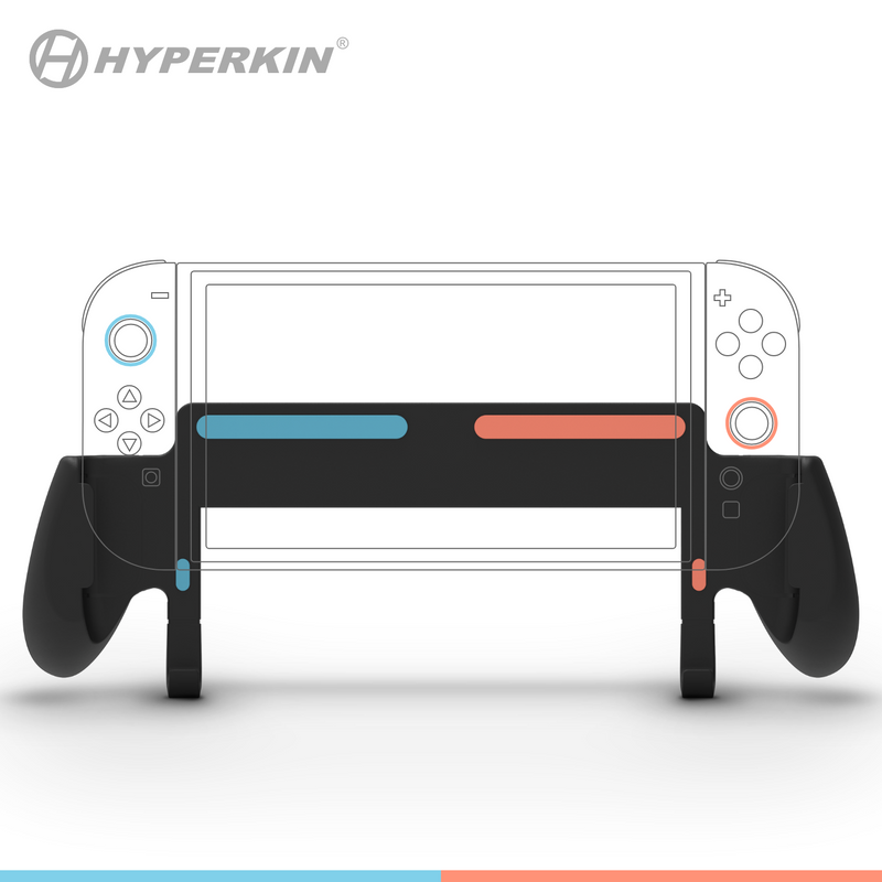 Hyperkin SwiftGrip Pro Ergonomic Grip with Built-In Game Card Storage for Nintendo Switch 2