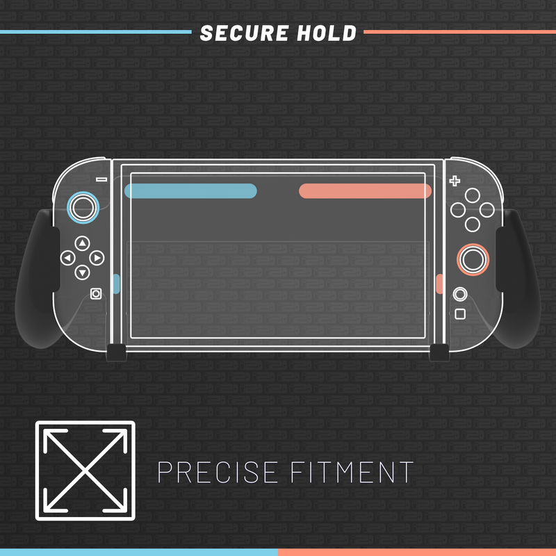 Hyperkin SwiftGrip Pro Ergonomic Grip with Built-In Game Card Storage for Nintendo Switch 2