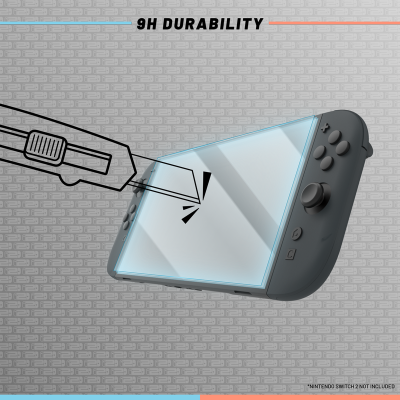 Hyperkin Tempered Glass Screen Protector for Nintendo Switch 2 (2 Pack)