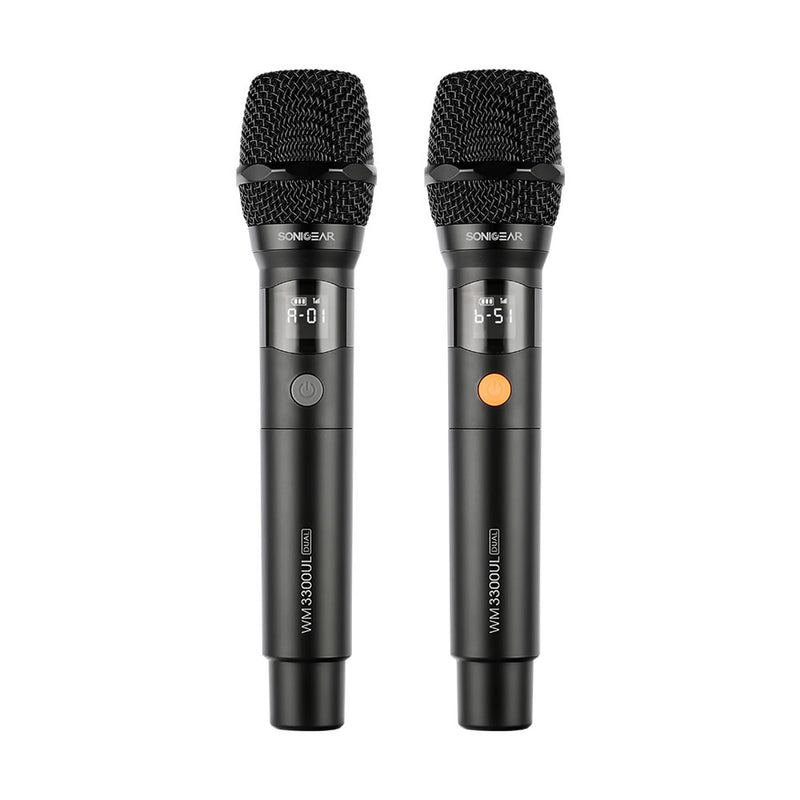 SonicGear WM 3300 UL Dual Professional UHF Wireless Microphone
