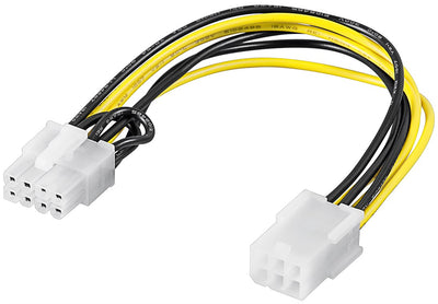 GOOBAY 6-Pin to 8-Pin PCI Express Power Cable