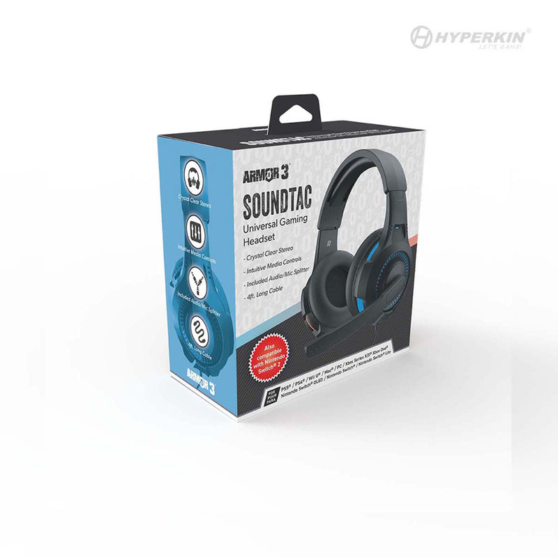 Armor3 SoundTac Universal Gaming Headset - Blue/Orange