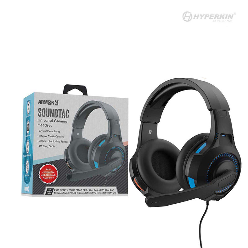 Armor3 SoundTac Universal Gaming Headset - Blue/Orange
