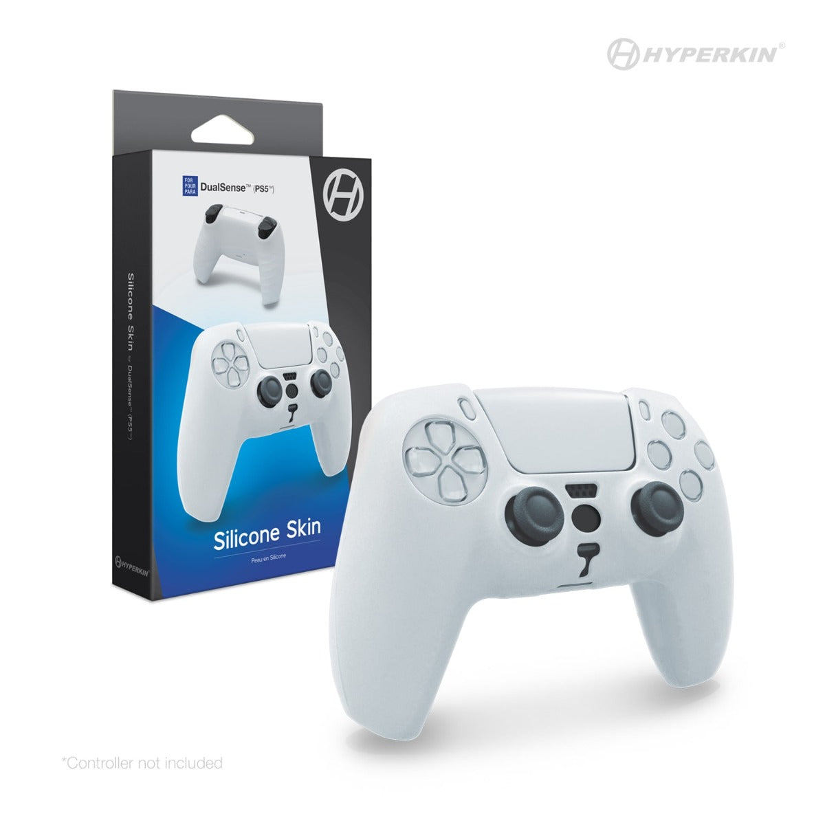 Hyperkin M07482-WH white silicone skin for PS5 DualSense controller