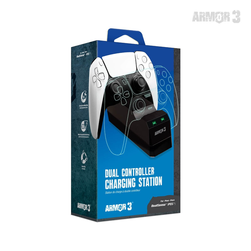 Amor3 Dual Controller Charging Station for PS5