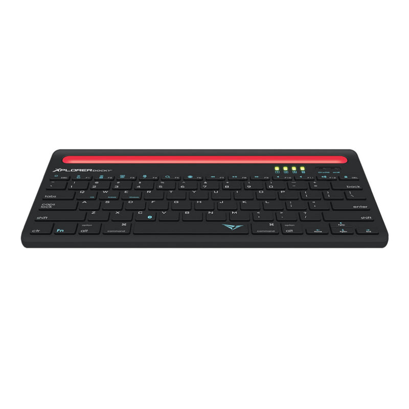 Alcatroz Xplorer Dock 1 Bluetooth Keyboard - Black/Red