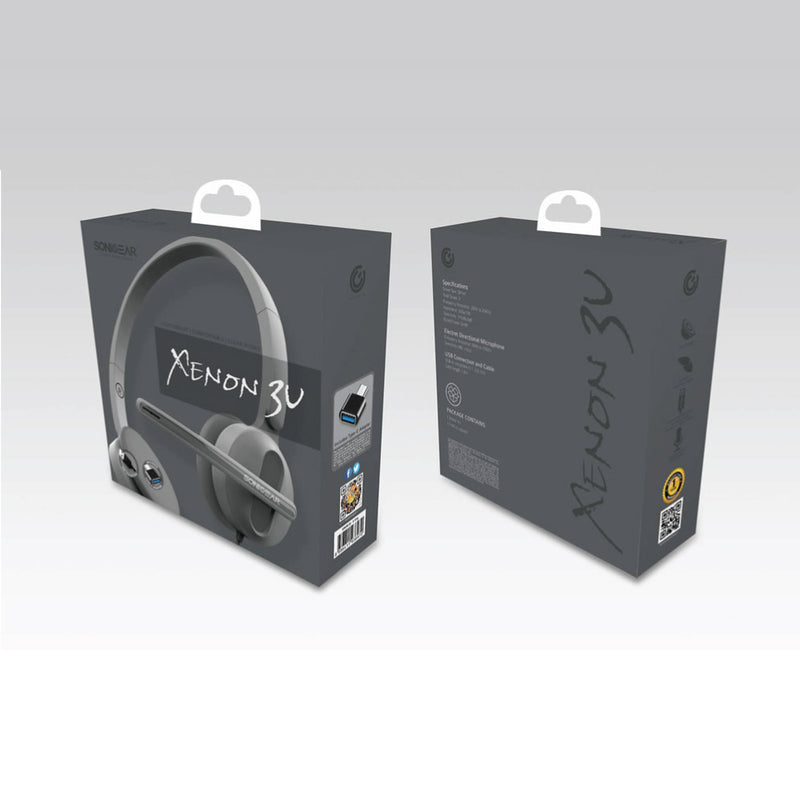 SonicGear Xenon 3U USB Headset with Mic