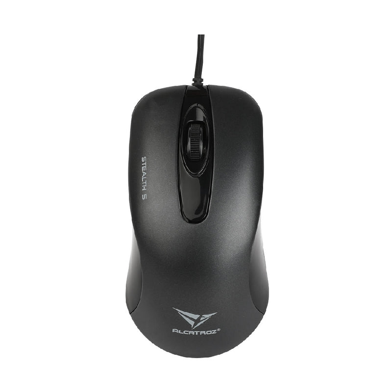 Alcatroz Stealth 5 USB Mouse - Grey