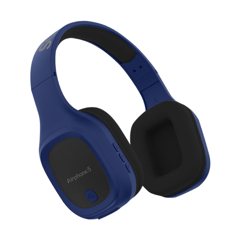 SonicGear Airphone 5 Bluetooth Headphones - Black/Deep Blue