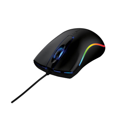 Alcatroz Asic 9 RGB FX Wired USB Mouse - Black