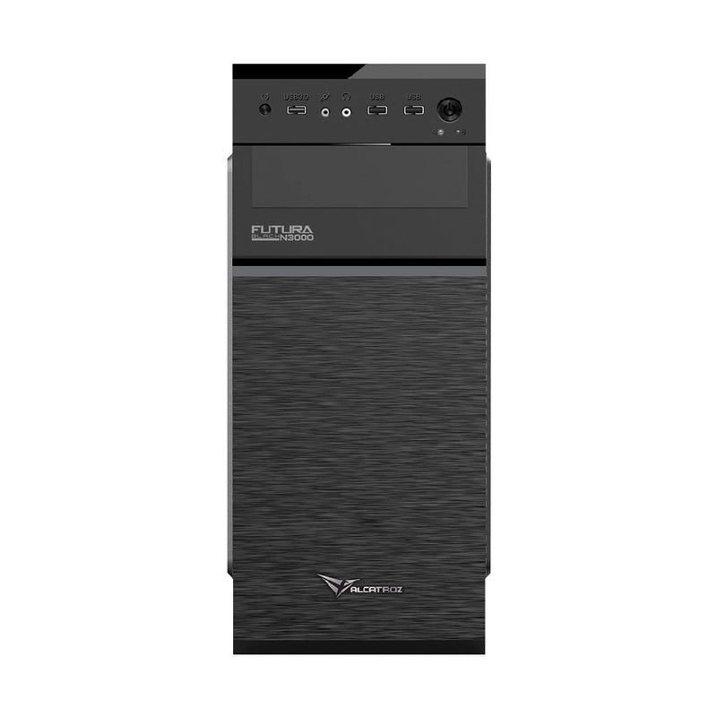 Alcatroz Futura Black N3000 ATX Case with Magnum Pro 225 PSU - Black