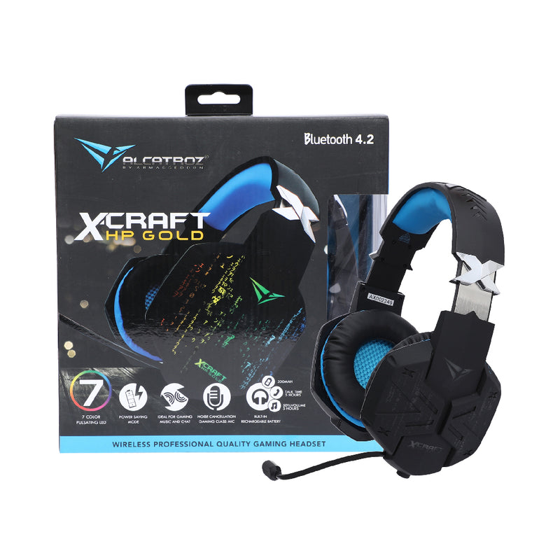 Alcatroz X-Craft HP Gold 8000 Bluetooth Gaming Headset