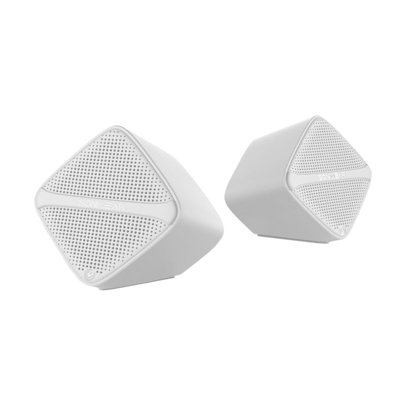 SonicGear Sonicube 2.0 USB powered Speakers - White