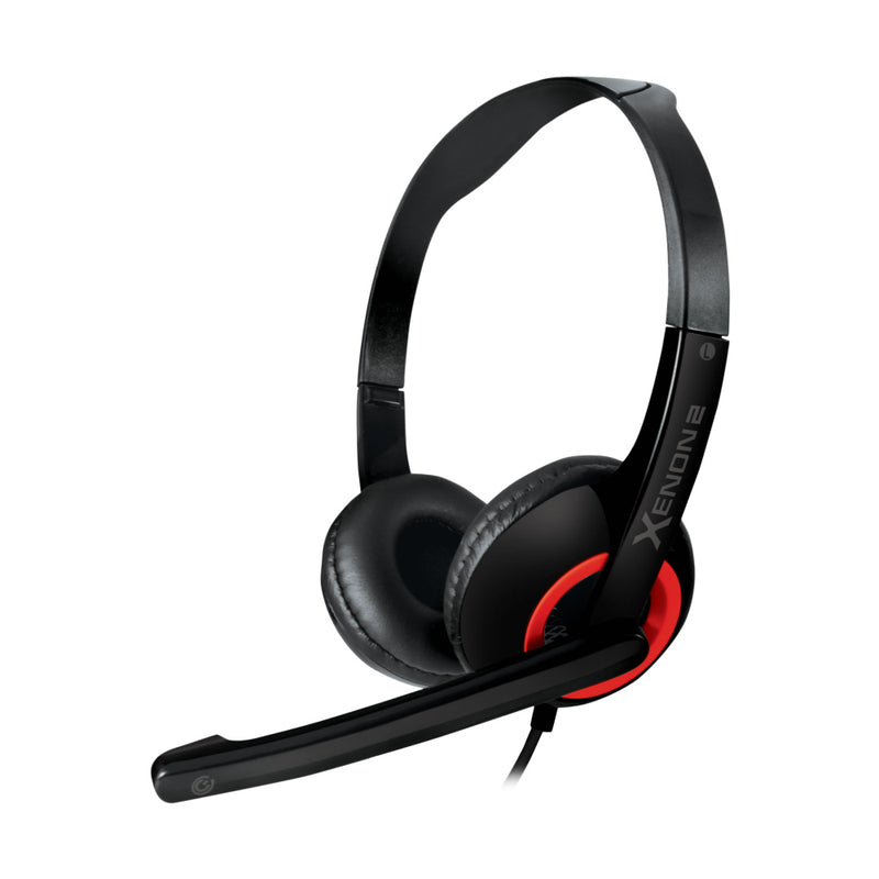SonicGear Xenon 2 Headset with Mic - Festive Red