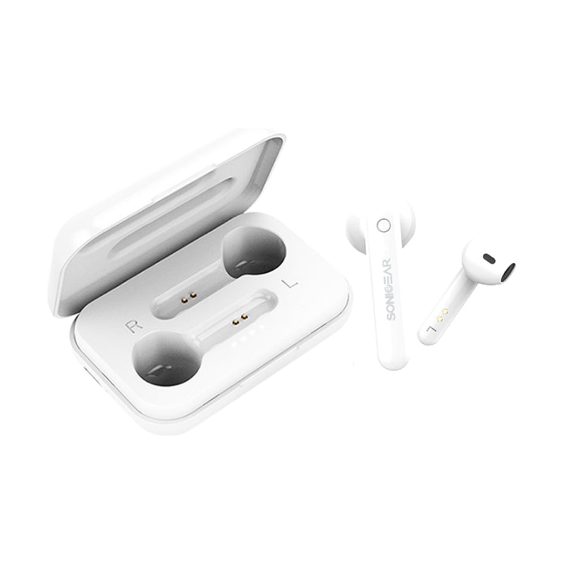 SonicGear Earpump TWS 3+ Bluetooth Earphones - White