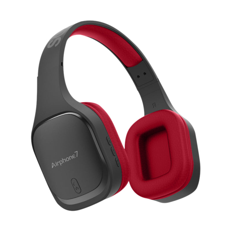 SonicGear Airphone 7 Bluetooth Headphones - Black/Maroon
