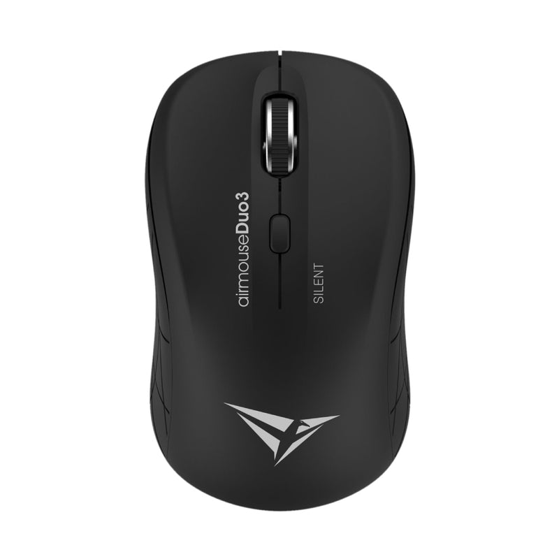 Alcatroz Airmouse Duo 3 Silent Wireless and Bluetooth Mouse - Black
