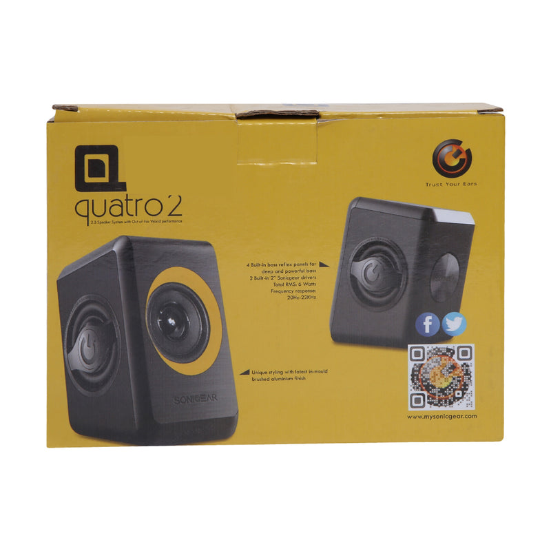 SonicGear Quatro 2 2.0 Speaker System - Orange