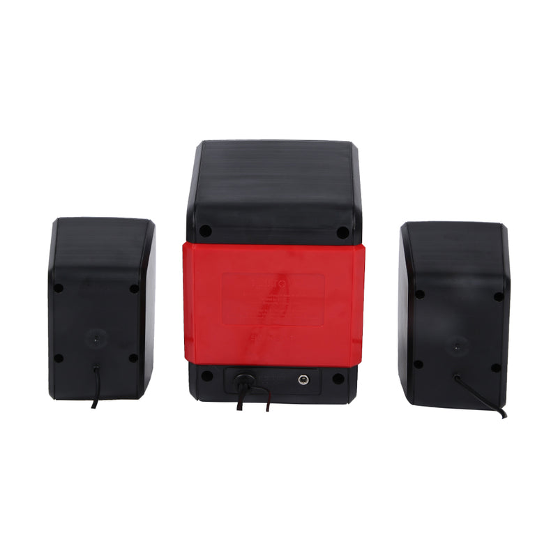 SonicGear Quatro V 2.1 USB Powered Speakers - Festive Red