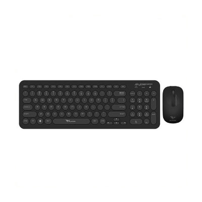 Alcatroz A2000 Jellybean Wireless Keyboard and Mouse Combo - Black