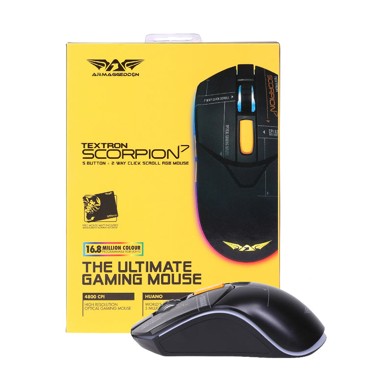 Armaggeddon Textron Scorpion 7 RGB Gaming Mouse