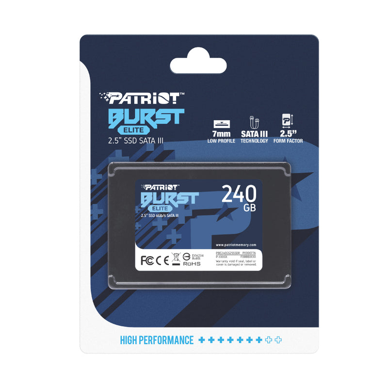 Patriot Burst Elite 240GB 2.5" SATA III SSD 
