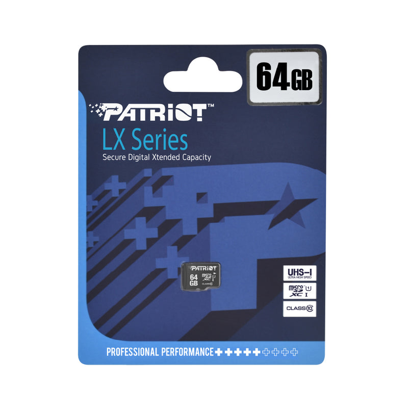 Patriot LX Series C10 microSDHC Card